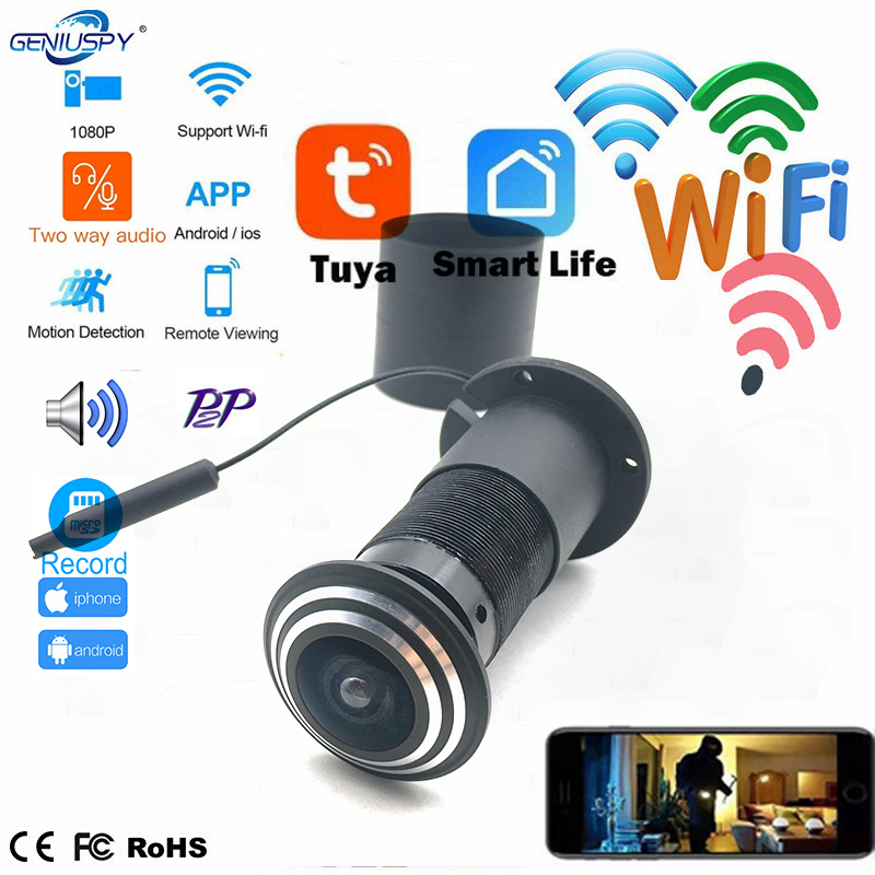 Home Security Front Door Camera - 1080P Mini Guckloch Wifi Tür Auge