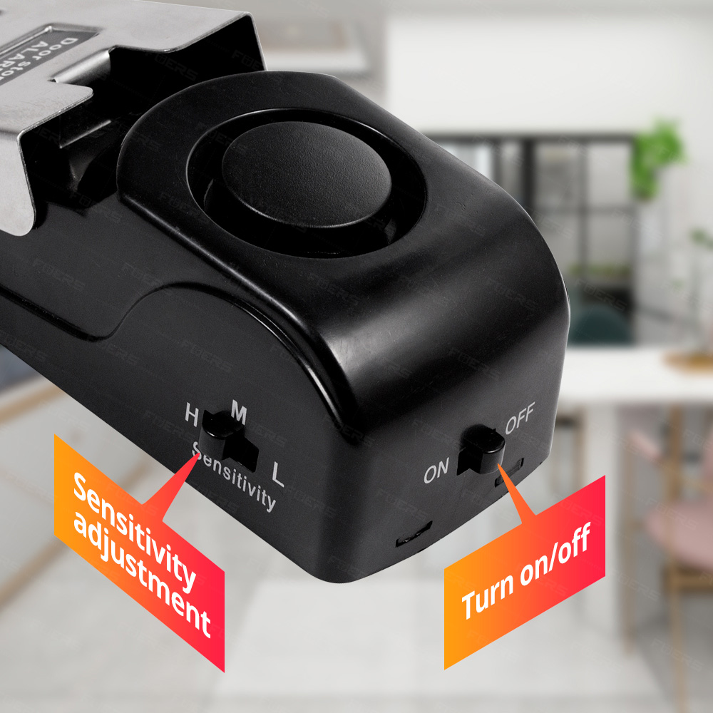Sim Gsm Alarm - FUERS Türstopper-Alarmsystem, 120 dB laut, kabellos,