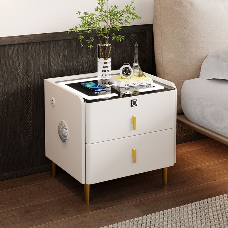 Home Security America - Intelligenter Nachttisch - All-in-One Ladestation, Beleuchtung,